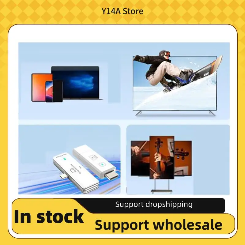 Y14A Type-C Mini Portable Wireless Transmitter 1080P HD Video 5G Remote Screen Projector Compatible
Y14A Type-C Mini Portable Wireless Transmitter 1080P HD Video 5G Remote Screen Projector Compatible