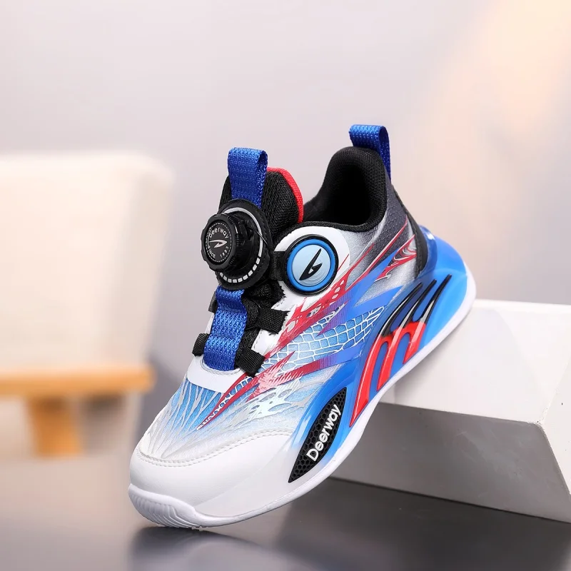 A pair of children's casual sports shoes gradient rotary buckle non slip sole for leisure outdoor running DEH-D8506
A pair of children's casual sports shoes gradient rotary buckle non slip sole for leisure outdoor running DEH-D8506