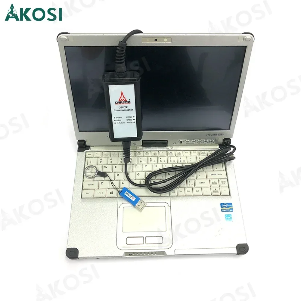 CFC2 laptop with Diesel Diagnostic Tool for DEUTZ DIAGNOSTIC KIT DECOM Communicator Diagnosis Scanner Deutz SerDia 2010
CFC2 laptop with Diesel Diagnostic Tool for DEUTZ DIAGNOSTIC KIT DECOM Communicator Diagnosis Scanner Deutz SerDia 2010