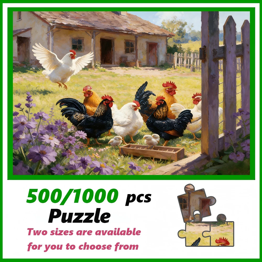 A high-quality 500/1000-piece puzzle, perfect for adults, is a fun family game that helps relieve stress and is great for birthd
A high-quality 500/1000-piece puzzle, perfect for adults, is a fun family game that helps relieve stress and is great for birthd
