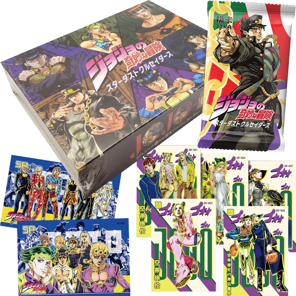 Anime JoJo Bizarre Adventure Collection Cards Bruno Buccellati Jonathan Joestar Exquisite Hobby Film Cards Kids Xmas Toys Gifts
Anime JoJo Bizarre Adventure Collection Cards Bruno Buccellati Jonathan Joestar Exquisite Hobby Film Cards Kids Xmas Toys Gifts