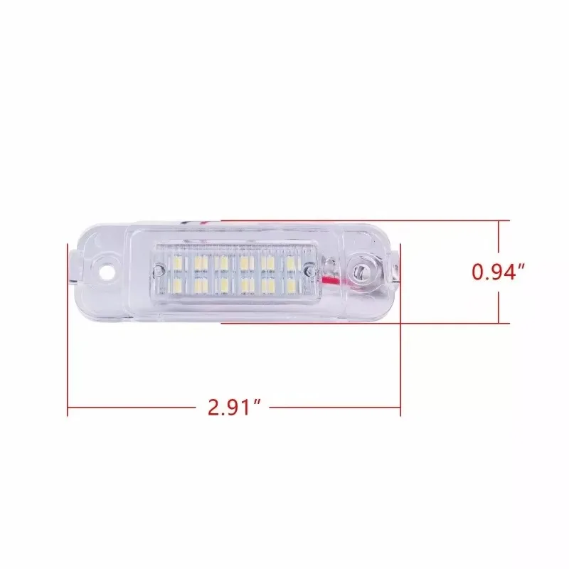 Popu For Rear License Plate Light ANGRONG 2x Error Free LED License Number Plate Light Lamps Benz M Class W463 G500 G550 G55 G6
Popu For Rear License Plate Light ANGRONG 2x Error Free LED License Number Plate Light Lamps Benz M Class W463 G500 G550 G55 G6