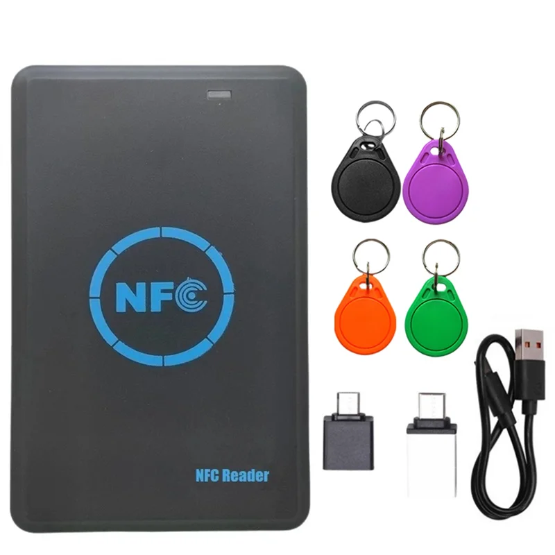 ABAC-5 Частотный RFID-дубликатор смарт-чипов + 4Xuid брелок NFC-считыватель Копировальный аппарат IC/ID 13,56M 125K/HID 125K Токен-писатель Клон
ABAC-5 Частотный RFID-дубликатор смарт-чипов + 4Xuid брелок NFC-считыватель Копировальный аппарат IC/ID 13,56M 125K/HID 125K Токен-писатель Клон