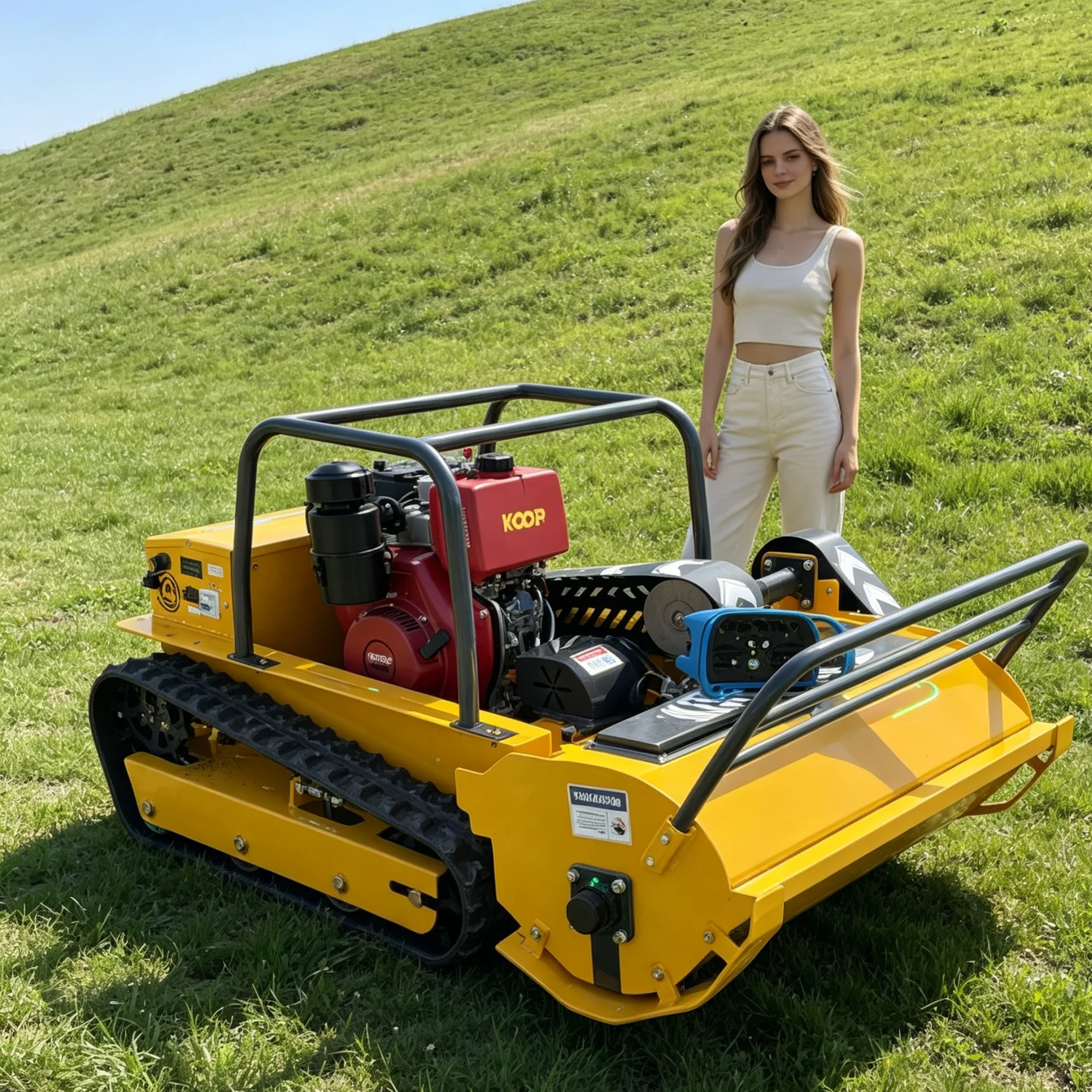 Customized Premium Remote Control Lawn Mower Full Function For Farm Lawn Slope Mowing Commercial Gardening Application
Customized Premium Remote Control Lawn Mower Full Function For Farm Lawn Slope Mowing Commercial Gardening Application