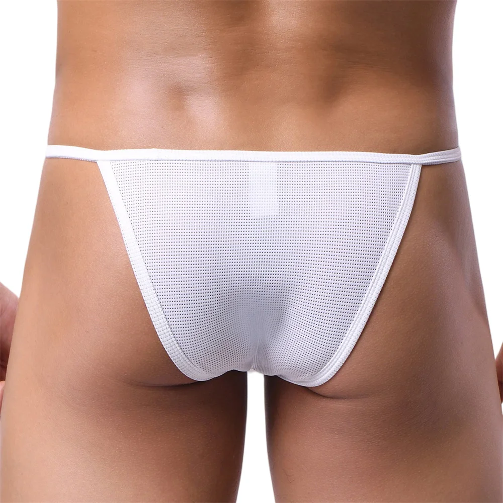 Men's Low Rise Panties Bulge Pouch Thongs Briefs Mesh Breathable T-back Underpants Sexy Male Solid Color Lingerie Soft Underwear
Men's Low Rise Panties Bulge Pouch Thongs Briefs Mesh Breathable T-back Underpants Sexy Male Solid Color Lingerie Soft Underwear