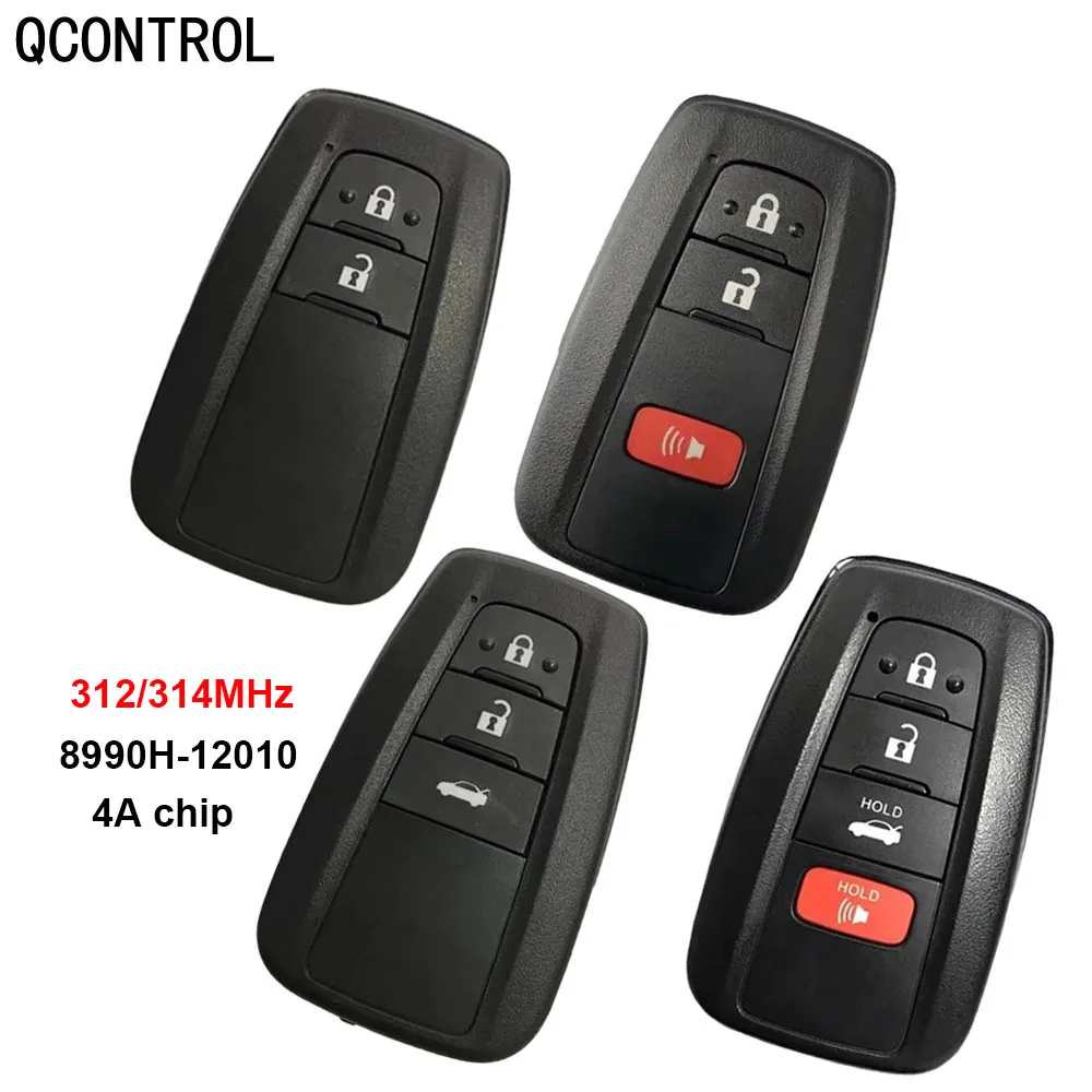 QCONTROL 2/3/4 кнопок умная фотография для Toyota Corolla 2018-2023 312 МГц 4A чип 314-231451 HYQ14FBN 8990H-12010
QCONTROL 2/3/4 кнопок умная фотография для Toyota Corolla 2018-2023 312 МГц 4A чип 314-231451 HYQ14FBN 8990H-12010