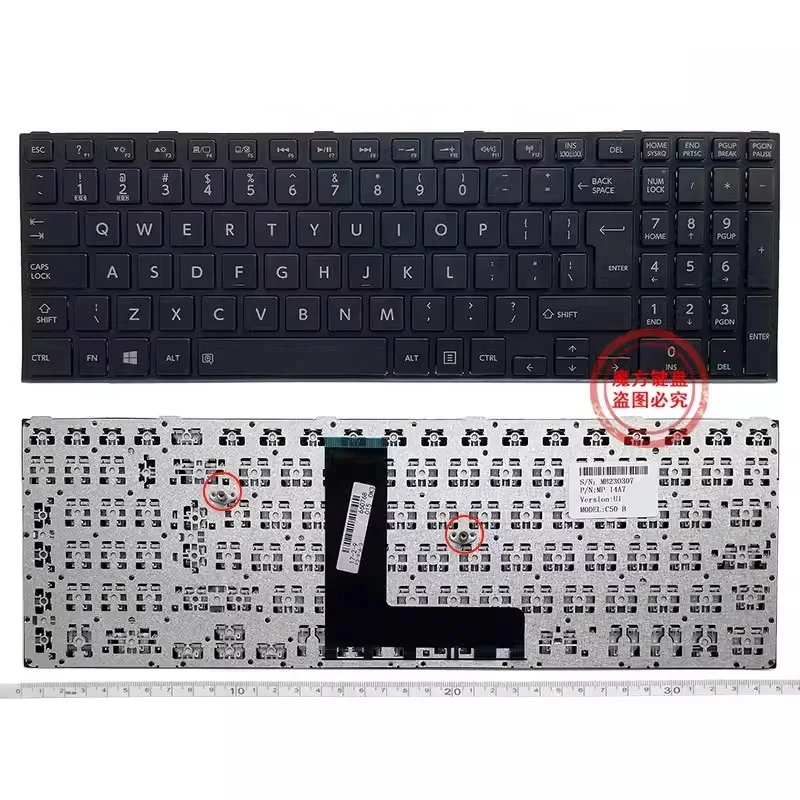 New US Keyboard for Toshiba B25 B35/M B55/A B45/A R35/M R35/P C50-B R50-B Laptop Keyboard Backlight
New US Keyboard for Toshiba B25 B35/M B55/A B45/A R35/M R35/P C50-B R50-B Laptop Keyboard Backlight