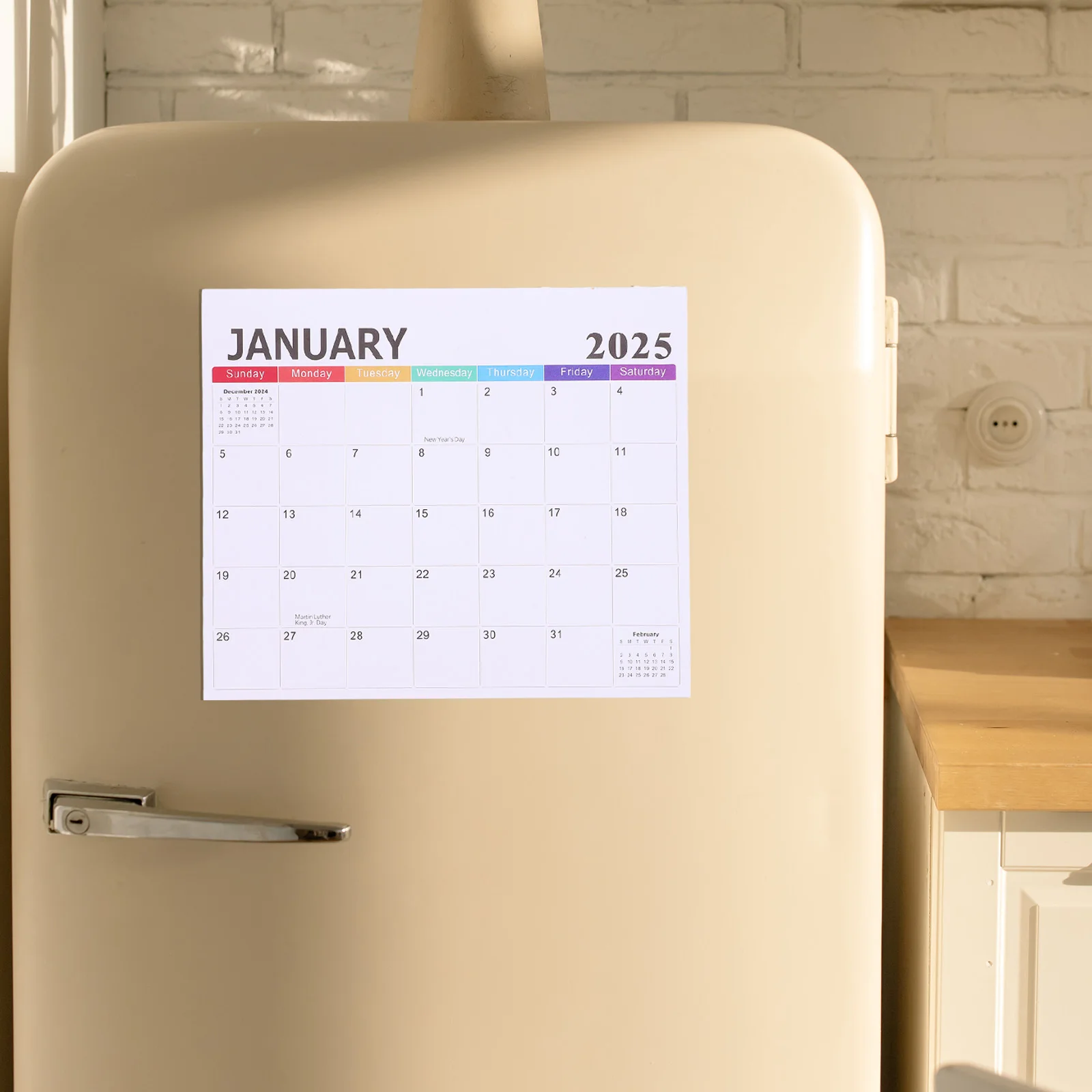 Calendar for Fridge 2025-2026 Large Monthly Planner Refrigerator Smart Paper Design 
Calendar for Fridge 2025-2026 Large Monthly Planner Refrigerator Smart Paper Design