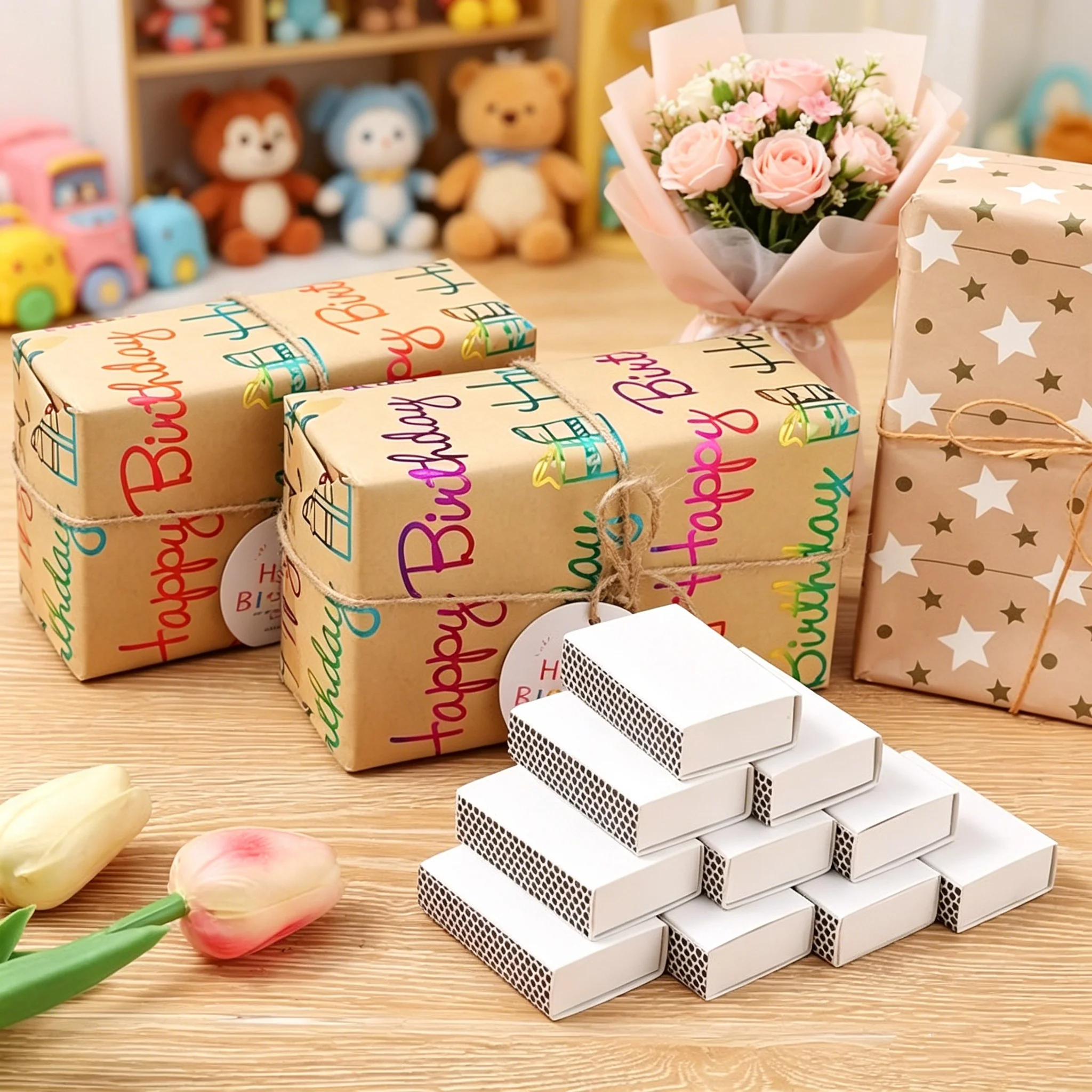 Custom Match Holder Blank Match Storage Boxes with Double-Sided Striker for Wedding Bridal Baby Shower Birthday Party Favor
Custom Match Holder Blank Match Storage Boxes with Double-Sided Striker for Wedding Bridal Baby Shower Birthday Party Favor