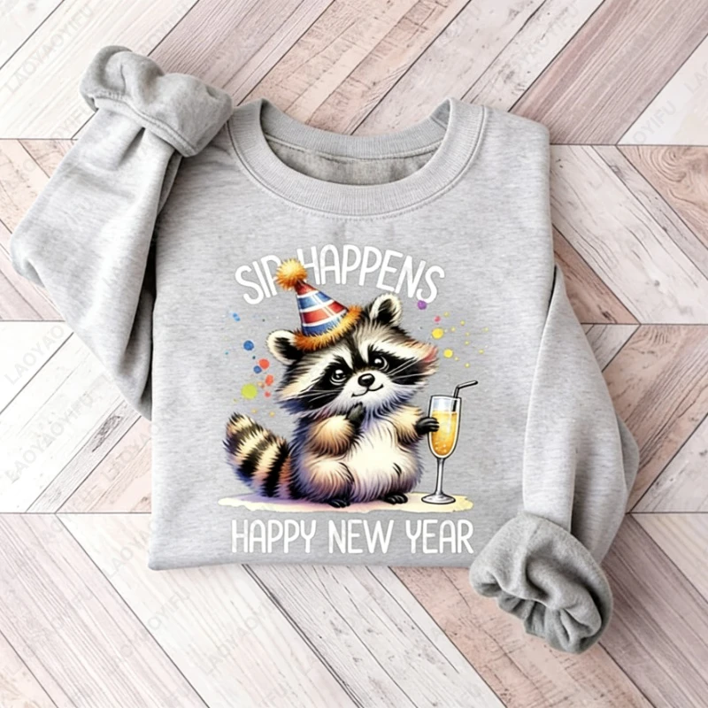 New Year Same Hot Mess Sweatshirt Funny Raccoon Party Hat Graphic Casual Adult Winter Pullover 2026 Happy New Year's Hoody Gift
New Year Same Hot Mess Sweatshirt Funny Raccoon Party Hat Graphic Casual Adult Winter Pullover 2026 Happy New Year's Hoody Gift