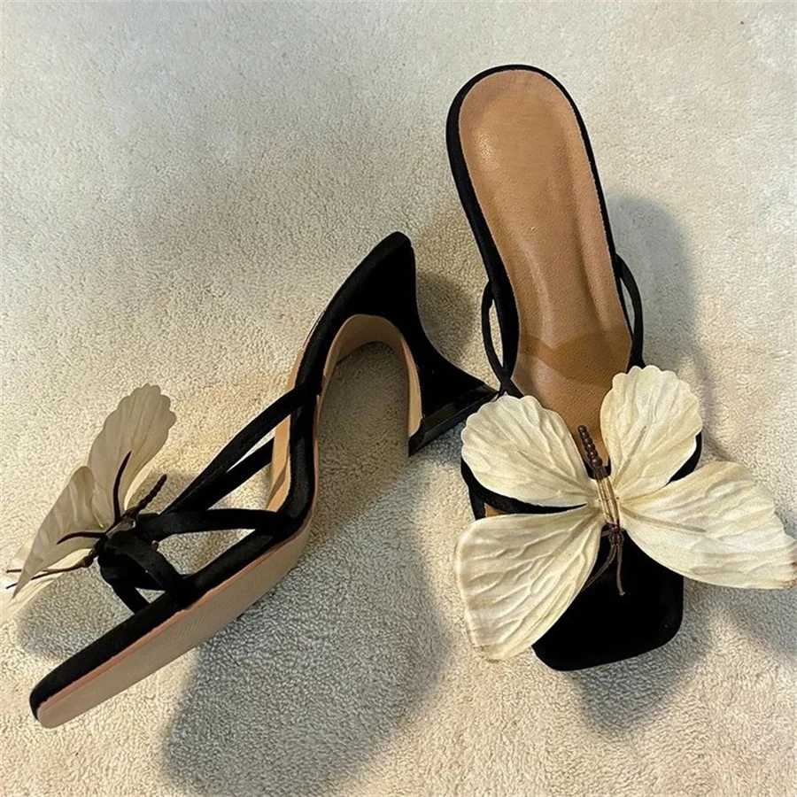 Hawaii Butterfly Decor Women Sandals Designer Strange Heel Dress Pumps Women Vacation Beach Slippers Summer Slides
Hawaii Butterfly Decor Women Sandals Designer Strange Heel Dress Pumps Women Vacation Beach Slippers Summer Slides