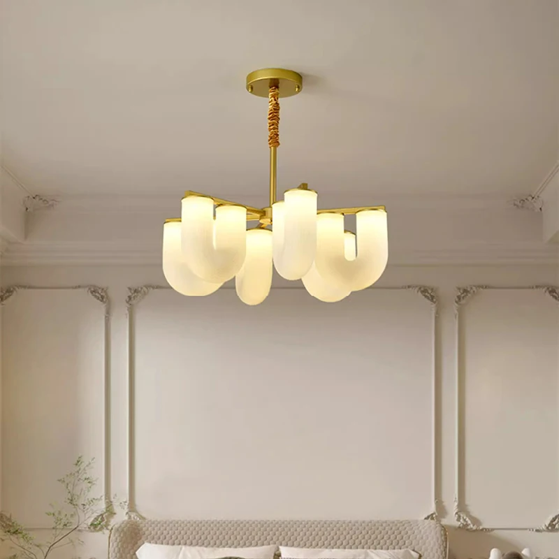 Nordic Minimalist Indoor Led Pendant Lights Cream Glass for Dining Living Room Center Table Bedroom Art U Lusters Luminaires
Nordic Minimalist Indoor Led Pendant Lights Cream Glass for Dining Living Room Center Table Bedroom Art U Lusters Luminaires