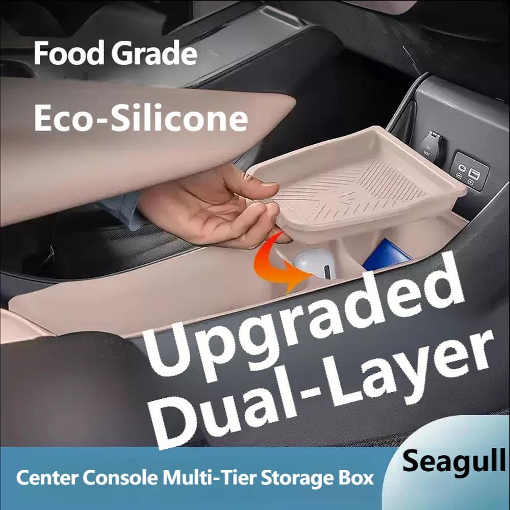 For BYD Seagull Center Console Lower Storage Box Armrest Box Organizer Double-Layer Storage Box Silicone
For BYD Seagull Center Console Lower Storage Box Armrest Box Organizer Double-Layer Storage Box Silicone
