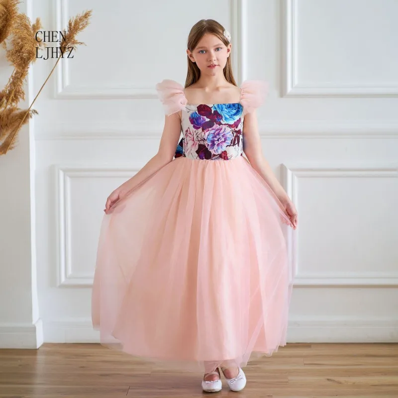 Pink Princess Dress for Girls, Flower Girl Wedding Gown and Host Birthday Party Dress for Piano Performances
Pink Princess Dress for Girls, Flower Girl Wedding Gown and Host Birthday Party Dress for Piano Performances