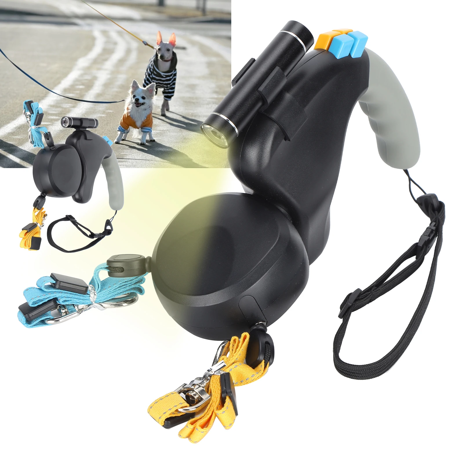 Walk Two Dogs At Once Independent Control Scalable Pet DoubleHead Traction Rope One for Two Traction Dog DoubleEnded Leash
Walk Two Dogs At Once Independent Control Scalable Pet DoubleHead Traction Rope One for Two Traction Dog DoubleEnded Leash