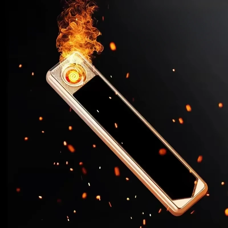 Usb Rechargeable Series Flameless Touch Electronic Lighter, Windproof Creative Mini Electric Cigarette Lighter, Outdoor Portable
Usb Rechargeable Series Flameless Touch Electronic Lighter, Windproof Creative Mini Electric Cigarette Lighter, Outdoor Portable
