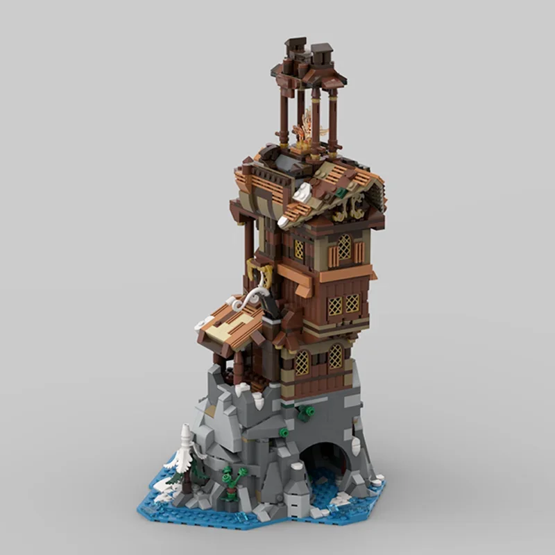 1318 шт. MOC Viking Village Viking Lighthouse, набор строительных блоков, пиратский средневековый корабль, кирпичи, игрушка для взрослых, подарок
1318 шт. MOC Viking Village Viking Lighthouse, набор строительных блоков, пиратский средневековый корабль, кирпичи, игрушка для взрослых, подарок