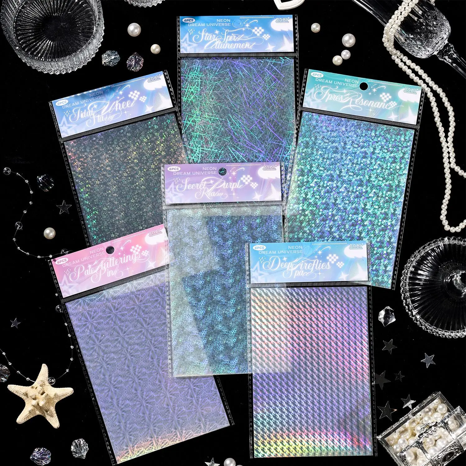 Fantasy Neon Series Vintage Light Laser Landscape PET Sticker Creative DIY Journal Material Collage Scrapbooking Stationery
Fantasy Neon Series Vintage Light Laser Landscape PET Sticker Creative DIY Journal Material Collage Scrapbooking Stationery