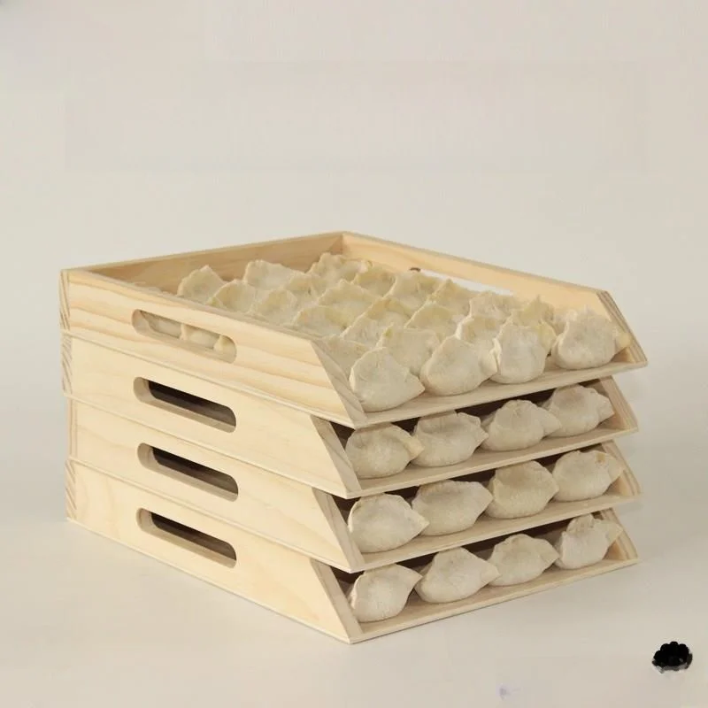 Wooden Box for Dumplings Home And Commercial Use Multi-layer Storage Tray for Food Storage Household Organization
Wooden Box for Dumplings Home And Commercial Use Multi-layer Storage Tray for Food Storage Household Organization