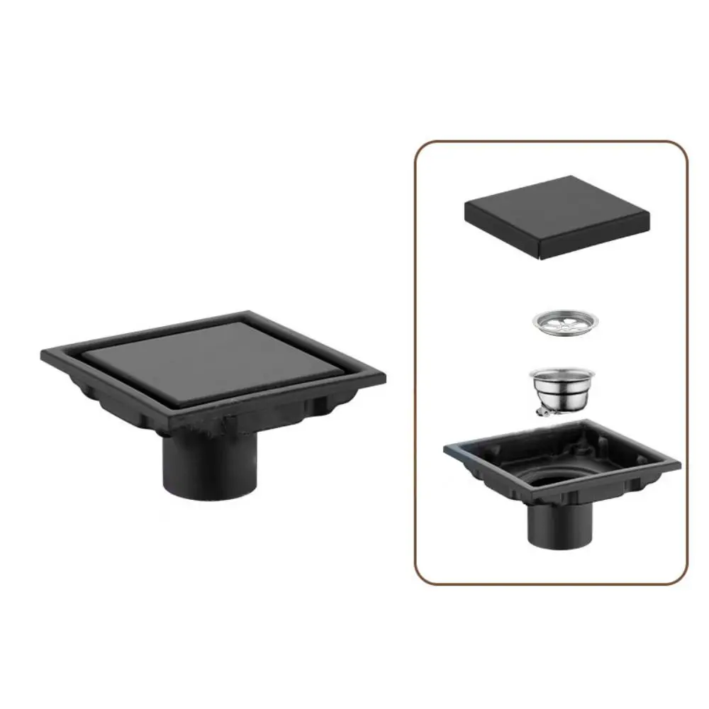 304 Stainless Steel Square Floor Waste Drain Tile Insert Anti-odor Large Flow Draine Drain Accessories Shower Grates Bathroom
304 Stainless Steel Square Floor Waste Drain Tile Insert Anti-odor Large Flow Draine Drain Accessories Shower Grates Bathroom