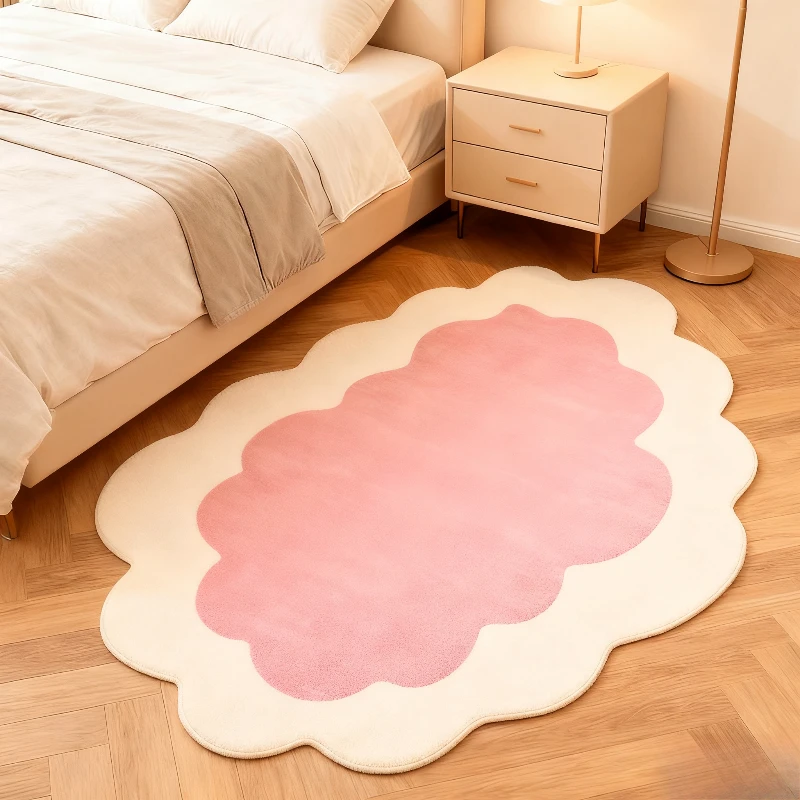 Irregular Shape Bedroom Decor Pink Carpet Fluffy Soft Carpets for Living Room Thick Plush Bedside Floor Mat Washable Lounge Rug
Irregular Shape Bedroom Decor Pink Carpet Fluffy Soft Carpets for Living Room Thick Plush Bedside Floor Mat Washable Lounge Rug