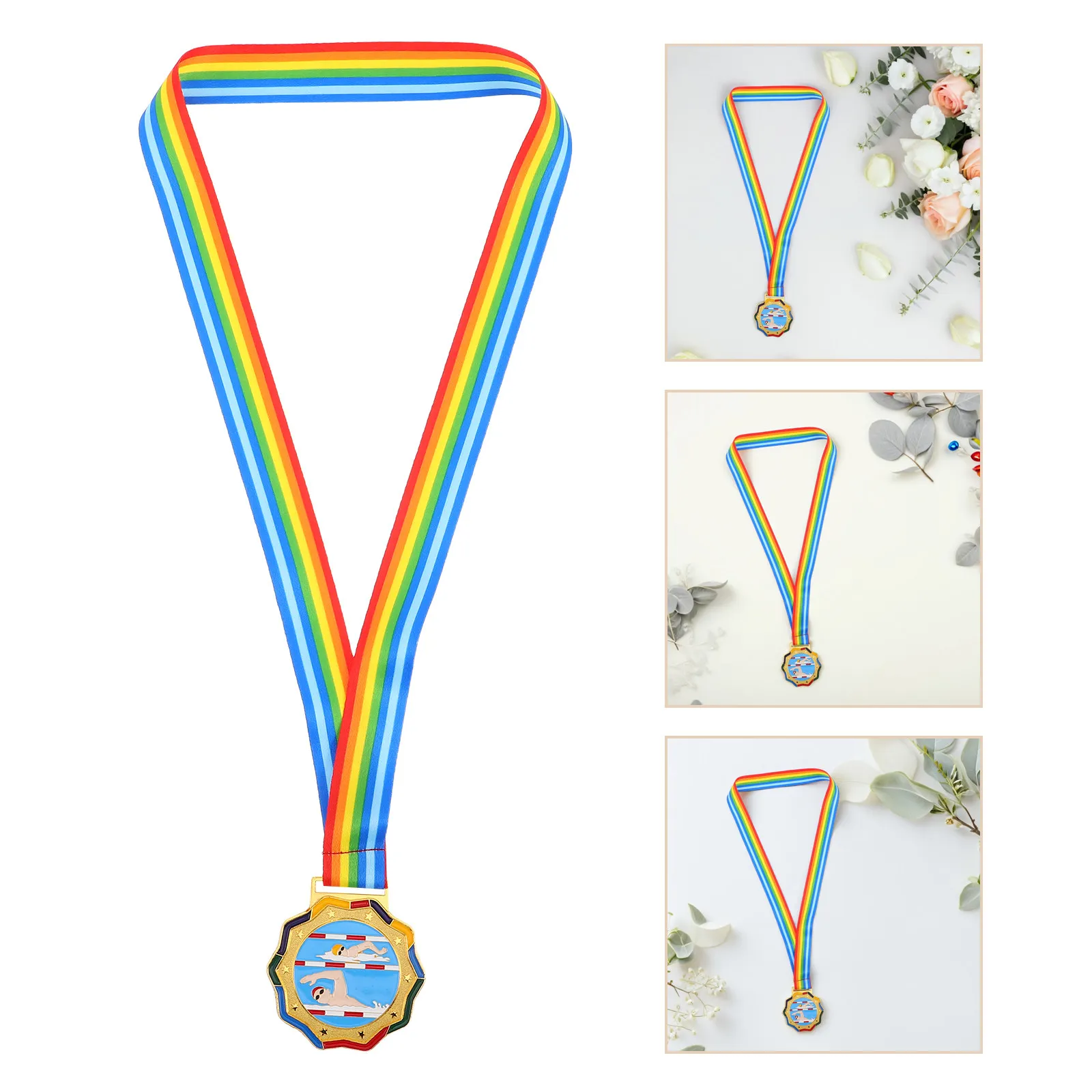 Childrens Swimming Award Medal Gold Plated Metal Trophy with Ribbon First Competition Keepsake School Event Prize
Childrens Swimming Award Medal Gold Plated Metal Trophy with Ribbon First Competition Keepsake School Event Prize