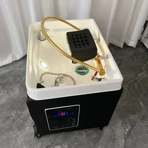 Thai-Style Single Mobile Barber Shop Flushing Shampoo Basin Fumigation Intelligent Constant Temperature Water Circulation
Thai-Style Single Mobile Barber Shop Flushing Shampoo Basin Fumigation Intelligent Constant Temperature Water Circulation