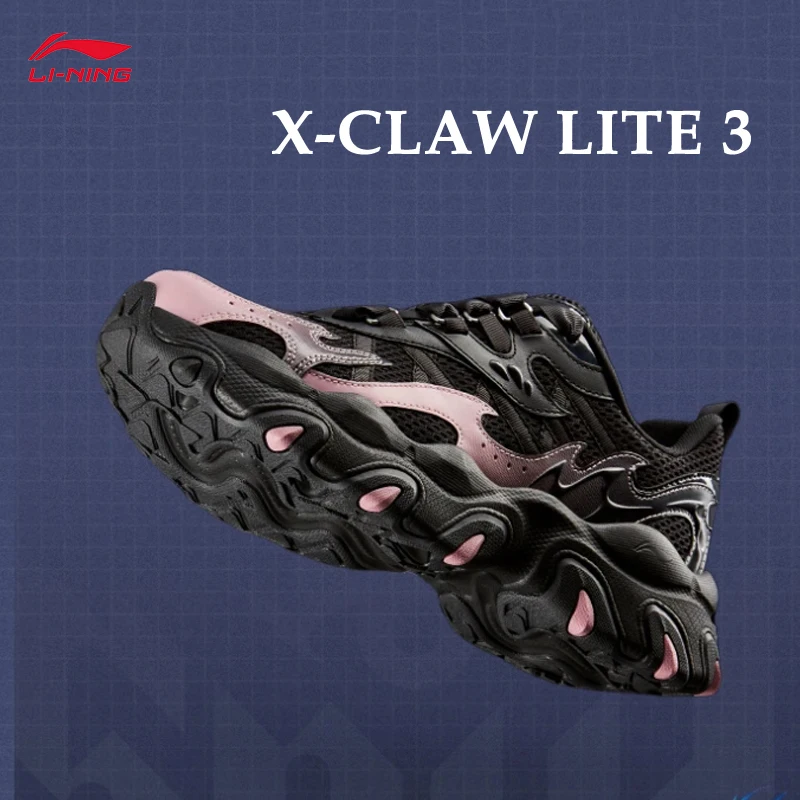 LI-NING X-CLAW LITE 3, женская обувь для образа жизни, повседневная дышащая спортивная обувь, стильные кроссовки, классическая обувь AGCV398
LI-NING X-CLAW LITE 3, женская обувь для образа жизни, повседневная дышащая спортивная обувь, стильные кроссовки, классическая обувь AGCV398