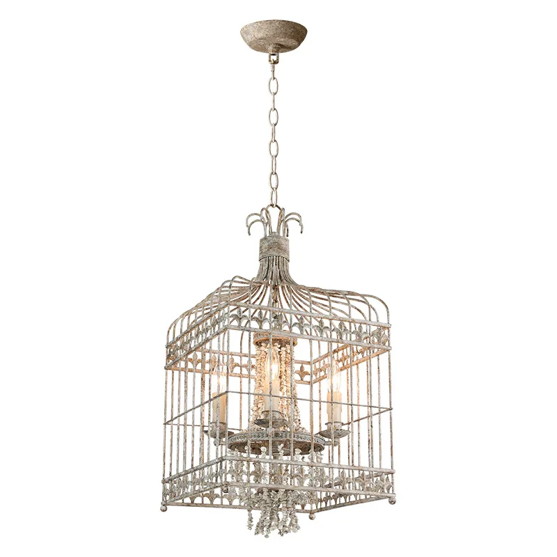 European, French and American retro old bird cage lamp chandelier creative industrial style
European, French and American retro old bird cage lamp chandelier creative industrial style