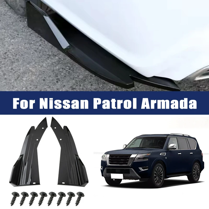 Car Rear Bumper Spoiler Lip Carbon Fiber Wing Trim Anti-crash Diffuser Side Skirt Wrap Angle Splitter For Nissan Patrol Armada
Car Rear Bumper Spoiler Lip Carbon Fiber Wing Trim Anti-crash Diffuser Side Skirt Wrap Angle Splitter For Nissan Patrol Armada