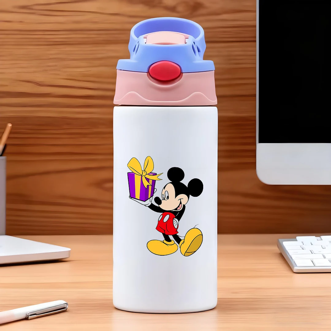 Disney Mickey Mouse cartoon gift box red shorts and yellow shoes purple gift box bow 304 stainless steel cartoon straw cup
Disney Mickey Mouse cartoon gift box red shorts and yellow shoes purple gift box bow 304 stainless steel cartoon straw cup