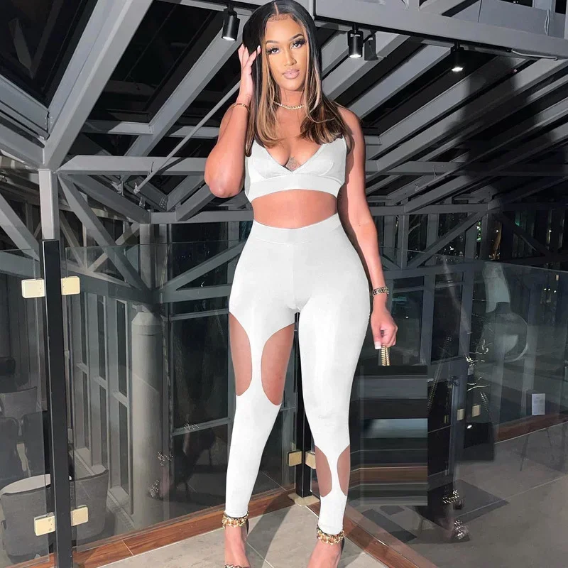 KEXU Active Cut Out Hole Legging Pants Set for Women Yoga Two Piece Set Sport Street Tracksuit Outfit Sweatsuit
KEXU Active Cut Out Hole Legging Pants Set for Women Yoga Two Piece Set Sport Street Tracksuit Outfit Sweatsuit