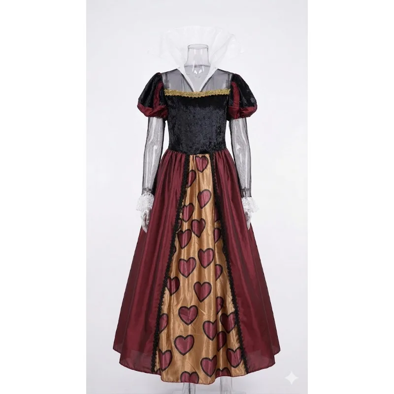 New Halloween Cosplay Costume Queen Puff Sleeve V Neck Long Dress Carnival Theme Party Role Playing Outfits for Adult Women
New Halloween Cosplay Costume Queen Puff Sleeve V Neck Long Dress Carnival Theme Party Role Playing Outfits for Adult Women