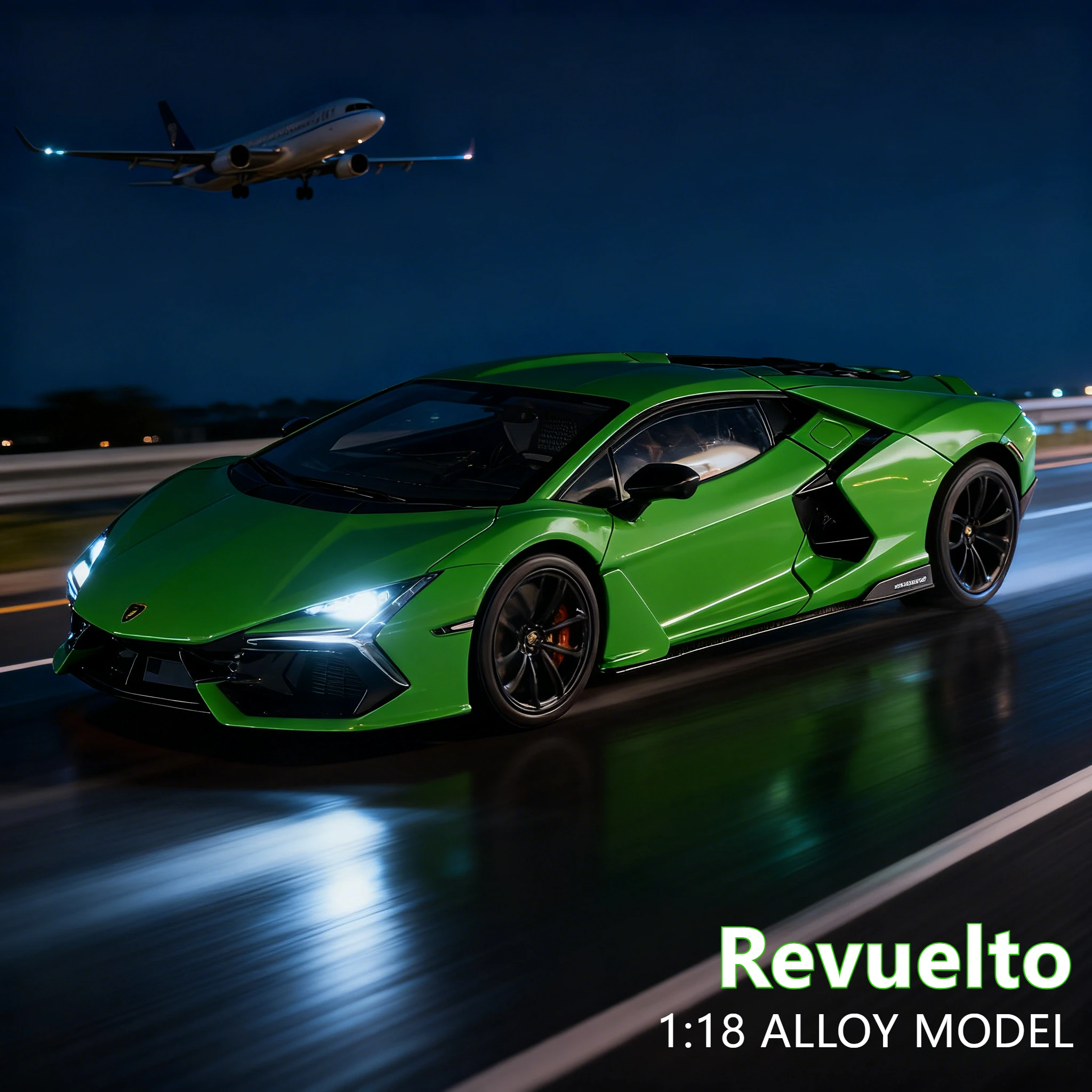 1:18 Revuelto Supercar из сплава, литая под давлением игрушечная модель автомобиля, звук и свет, детские игрушки, коллекционные предметы, подарок на день рождения
1:18 Revuelto Supercar из сплава, литая под давлением игрушечная модель автомобиля, звук и свет, детские игрушки, коллекционные предметы, подарок на день рождения