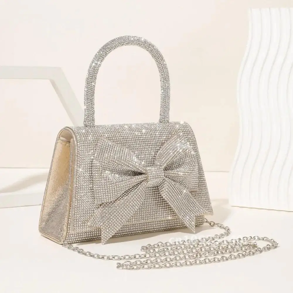 Evening Bag For Women Mini Diamond Bow Handbags Glittering Party Bag Golden Bags Wedding Luxury Purse For Bridal
Evening Bag For Women Mini Diamond Bow Handbags Glittering Party Bag Golden Bags Wedding Luxury Purse For Bridal