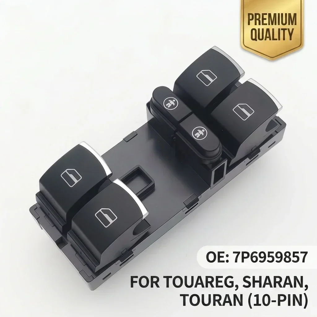 1pcs 7P6959857 Front Left Driver Side Master Power Window Switch Console for VW Touareg Sharan SEAT Alhambra 10-Pin 7P6 959 857
1pcs 7P6959857 Front Left Driver Side Master Power Window Switch Console for VW Touareg Sharan SEAT Alhambra 10-Pin 7P6 959 857