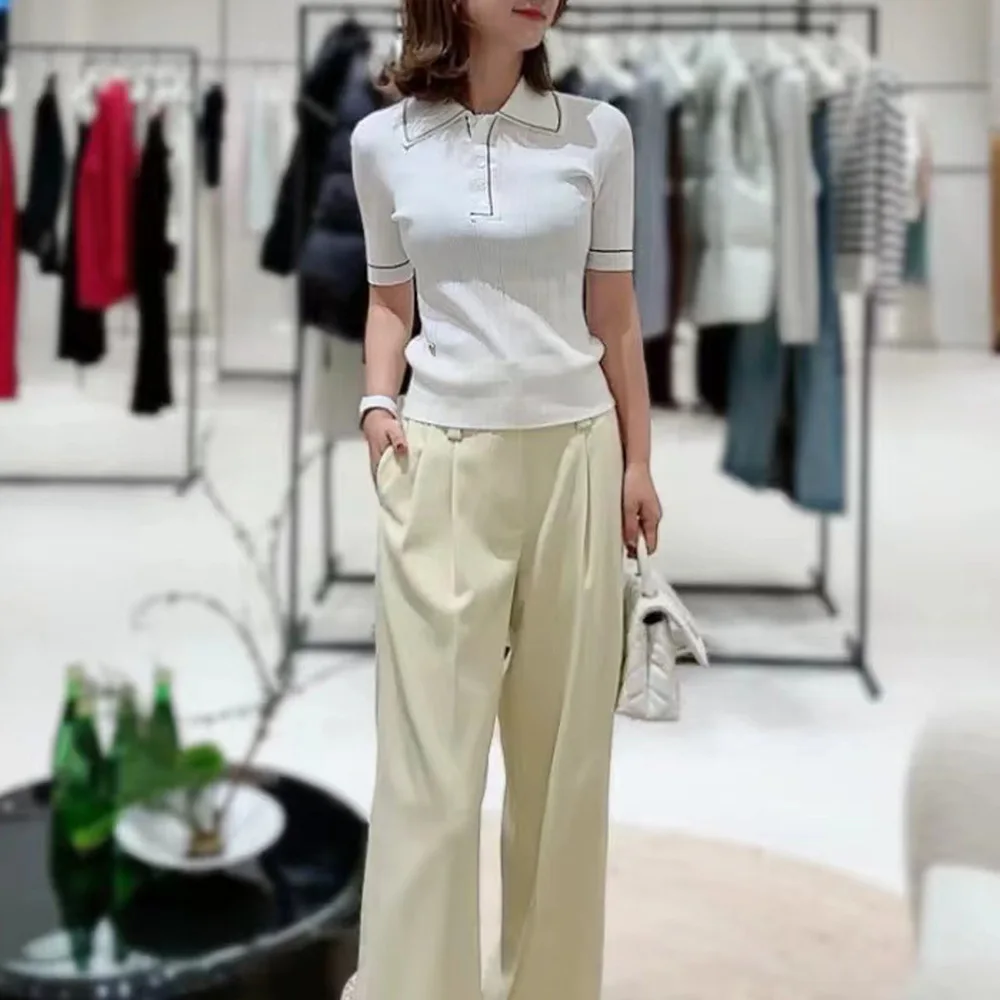 Spring Summer New Sweet Color Blo Elastic ort Sve Ne Knitted Top Versatile All Match Summer Faion Women's Swe...
Spring Summer New Sweet Color Blo Elastic ort Sve Ne Knitted Top Versatile All Match Summer Faion Women's Swe...