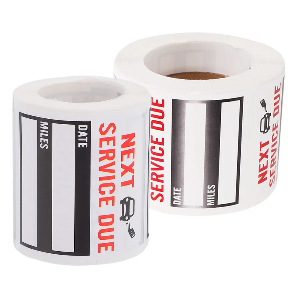 2 Rolls Car Maintenance Oil Change Stickers Waterproof Reminder Labels for Windshield Tracking Vehicle Solution
2 Rolls Car Maintenance Oil Change Stickers Waterproof Reminder Labels for Windshield Tracking Vehicle Solution