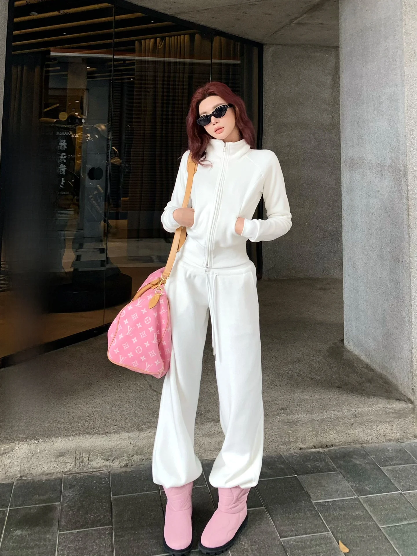 Minimalist Korean Style Sportswear Hoodie Set Women's Early Spring Fashion Commute Slimming Jacket Pants High Waist Long Pants
Minimalist Korean Style Sportswear Hoodie Set Women's Early Spring Fashion Commute Slimming Jacket Pants High Waist Long Pants