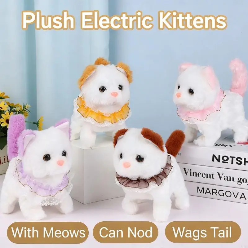 Interactive Electric Plush Cats Toy With Realistic Meowing Sounds And Moving Actions For Kids Comfort and Cuddling A2UB
Interactive Electric Plush Cats Toy With Realistic Meowing Sounds And Moving Actions For Kids Comfort and Cuddling A2UB