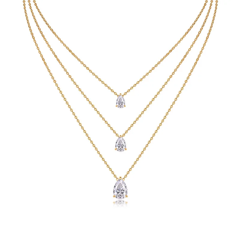 LYCFN 8*12MM 4CT Pear Cut Moissanite Certified Necklace 100% Sterling Silver 925 For Women 18k Gold Plated Jewelry Pendant
LYCFN 8*12MM 4CT Pear Cut Moissanite Certified Necklace 100% Sterling Silver 925 For Women 18k Gold Plated Jewelry Pendant