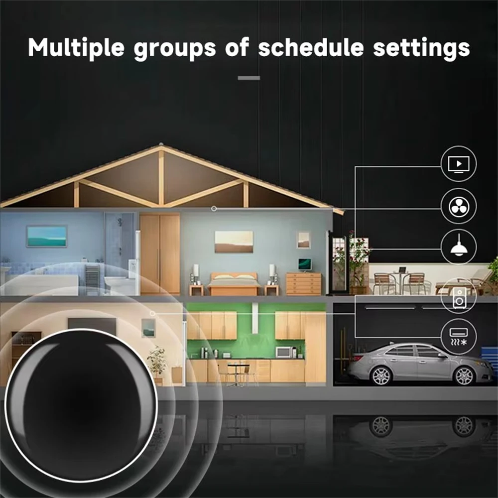 Tuya WiFi Smart IR Remote Control Tuya Smart Home Remote Controller for TV DVD Air Conditioner AUD Works with Alexa Google Home
Tuya WiFi Smart IR Remote Control Tuya Smart Home Remote Controller for TV DVD Air Conditioner AUD Works with Alexa Google Home