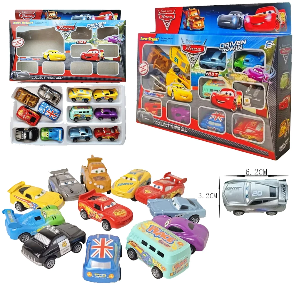 Disney Pixar Cars 3 Rebound Cars 12-компонентная серия Lightning McQueen Jackson Storm Пластиковая модель автомобиля Игрушечный бутик Подарочная коробка
Disney Pixar Cars 3 Rebound Cars 12-компонентная серия Lightning McQueen Jackson Storm Пластиковая модель автомобиля Игрушечный бутик Подарочная коробка 