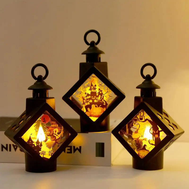 Halloween Decorative Lantern LED Candles Vintage Handheld Lanterns Outdoor Indoor Home Decor Horror Props Table Decoration
Halloween Decorative Lantern LED Candles Vintage Handheld Lanterns Outdoor Indoor Home Decor Horror Props Table Decoration