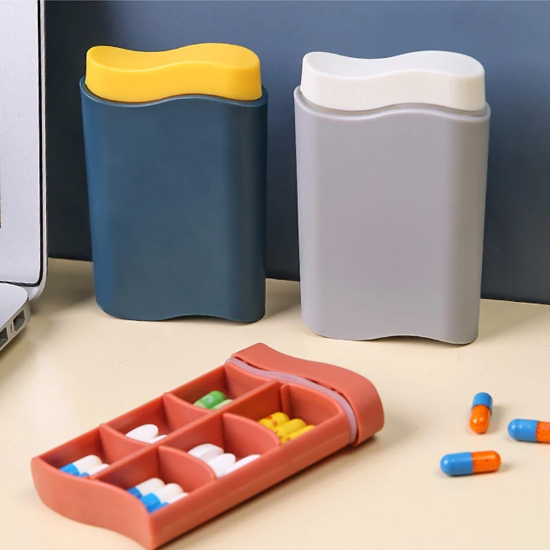 Портативная мини-аптечка для путешествий, органайзер для дози на 7 дней с герметичным отделением для хранения и 6 разделителями для легкой организации
Портативная мини-аптечка для путешествий, органайзер для дози на 7 дней с герметичным отделением для хранения и 6 разделителями для легкой организации