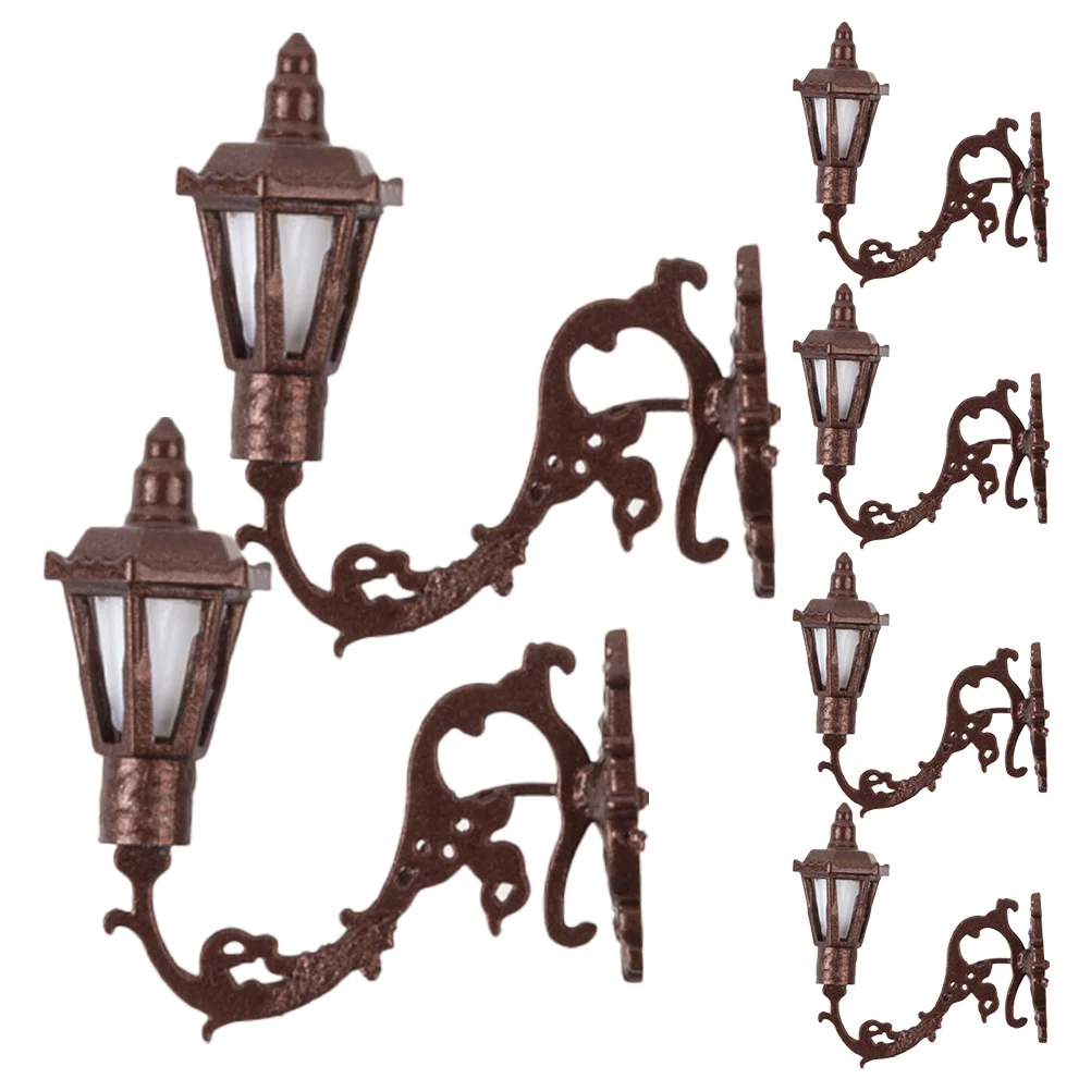 6 Pcs House Dollhouse Wall Light outside Lamps for Sand Table Decor Toy Room Abs Miniature Scene Accessories
6 Pcs House Dollhouse Wall Light outside Lamps for Sand Table Decor Toy Room Abs Miniature Scene Accessories
