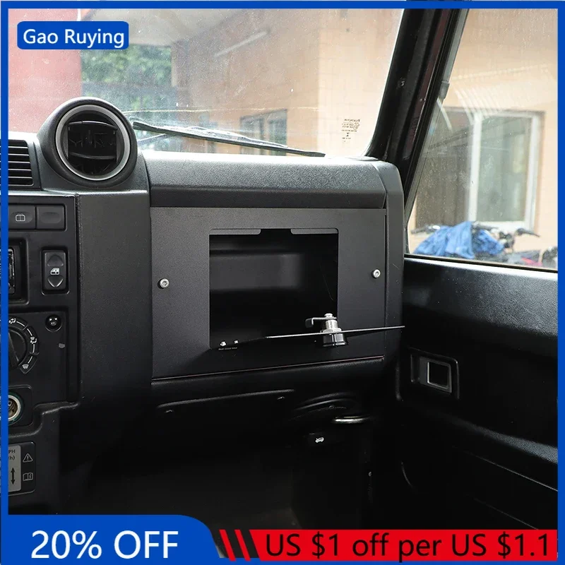 Gao Ruying For Land Rover Defender 90 110 130 2004-2018 Aluminum Alloy Black Car Co-pilot dashboard safe Car Accessories
Gao Ruying For Land Rover Defender 90 110 130 2004-2018 Aluminum Alloy Black Car Co-pilot dashboard safe Car Accessories
