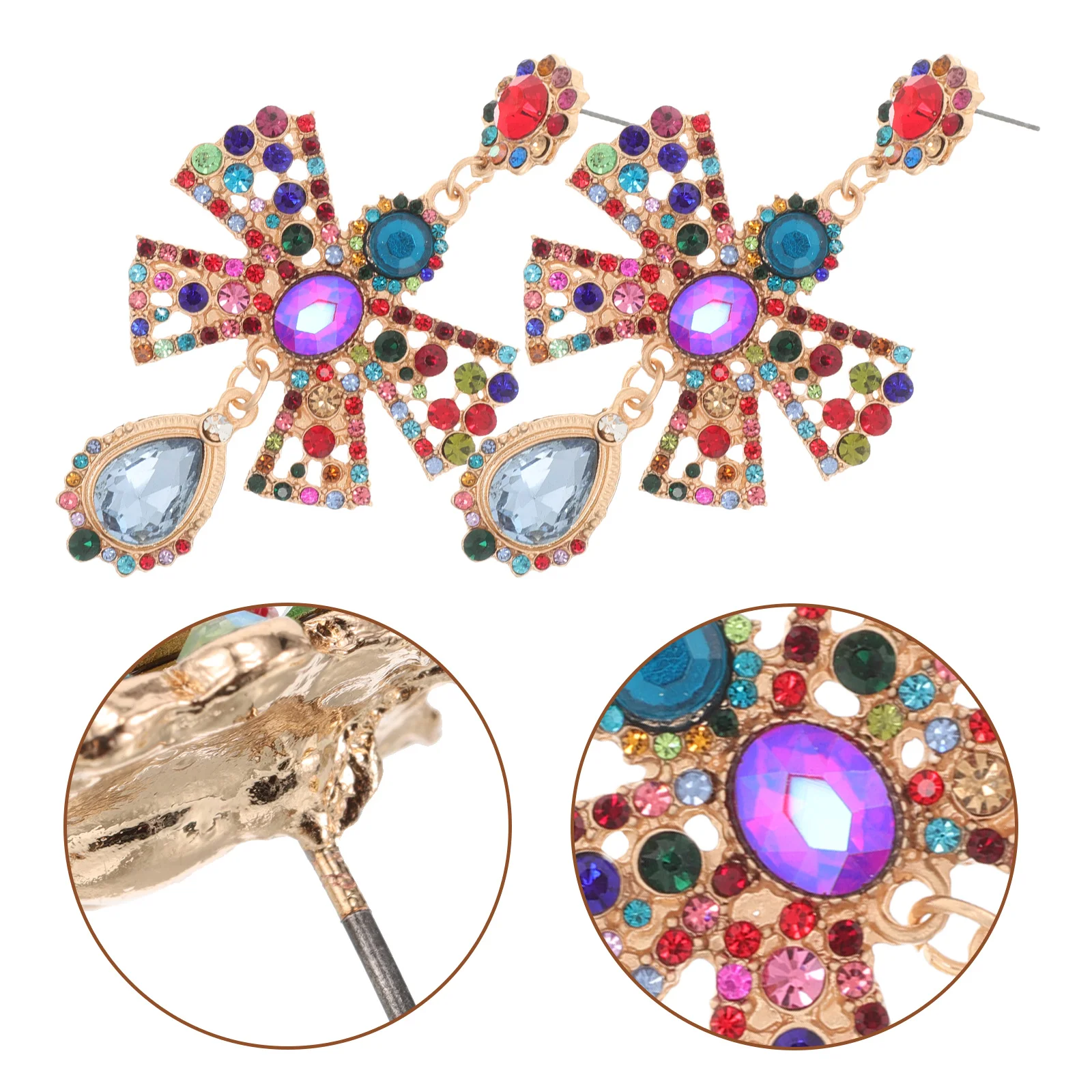 1Pair Colorful Crystal Bow Earrings Elegant Dangle Earrings Bridal Wedding Party Trendy Jewelry Women
1Pair Colorful Crystal Bow Earrings Elegant Dangle Earrings Bridal Wedding Party Trendy Jewelry Women