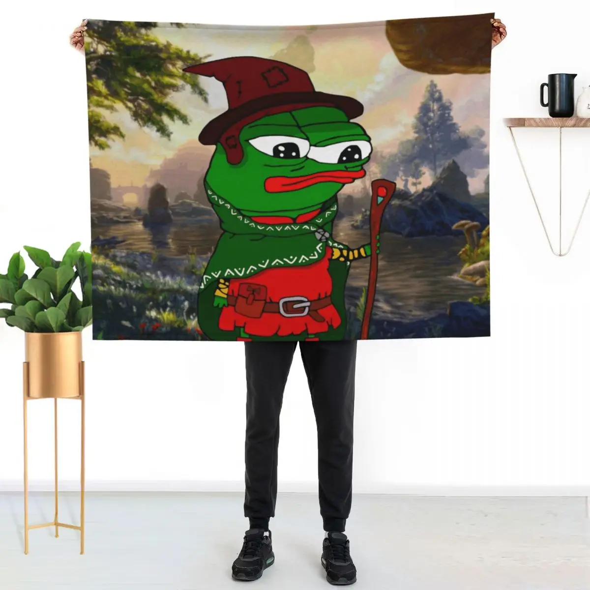 Wizard Pepe Sorcerer Apu Throw Blanket Lightweight Warm Blanket for Travel Camping
Wizard Pepe Sorcerer Apu Throw Blanket Lightweight Warm Blanket for Travel Camping