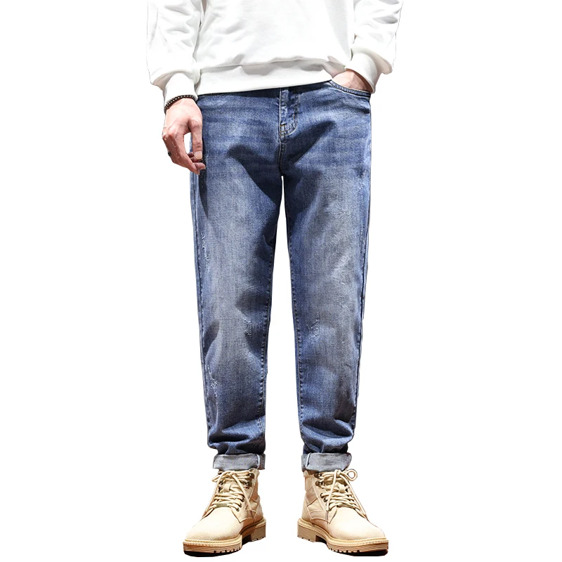 Baggy Jeans Men Loose Fit Harem Pants Wide Leg Light Blue Streetwear Casual Man Denim Trousers Nice Spring Large Size 42
Baggy Jeans Men Loose Fit Harem Pants Wide Leg Light Blue Streetwear Casual Man Denim Trousers Nice Spring Large Size 42